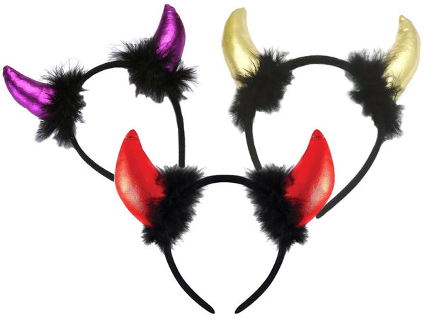 Apyrankė velnio ragai helovino karnavalas