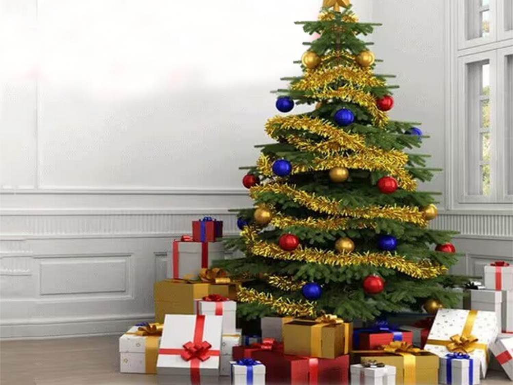 Christmas chandler 6 m auksinė grandinė