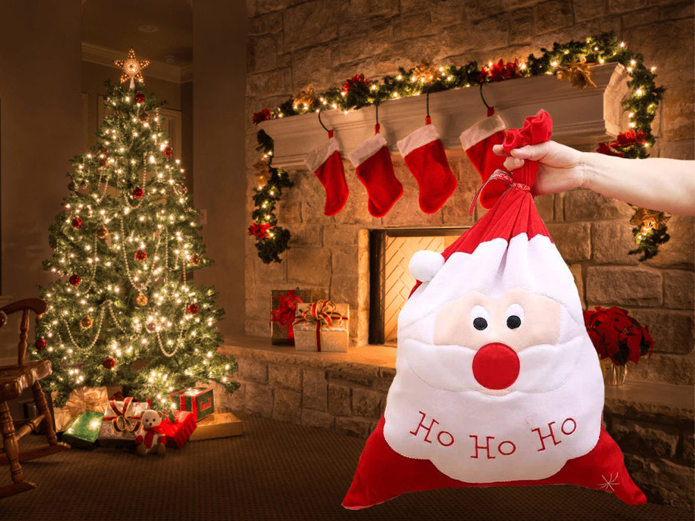 Kalėdinis dovanų maišelis didelis maišelis