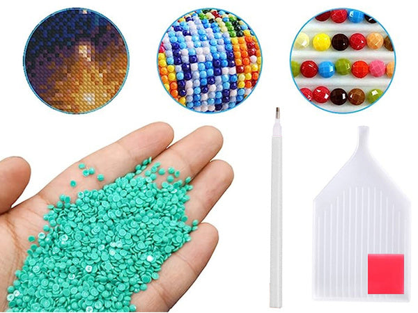 Deimantinis siuvinėjimas šiaurės elnias kalėdų rinkinys 5d