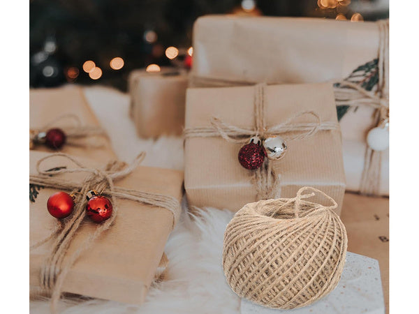 Džiuto virvė 30 m natūralios rudos spalvos džiuto