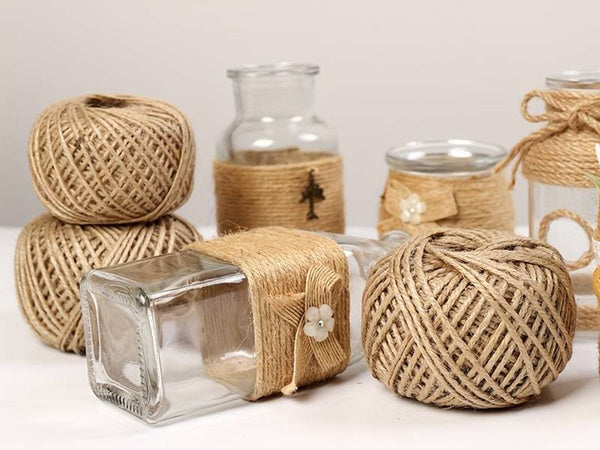 Džiuto virvė 30 m natūralios rudos spalvos džiuto