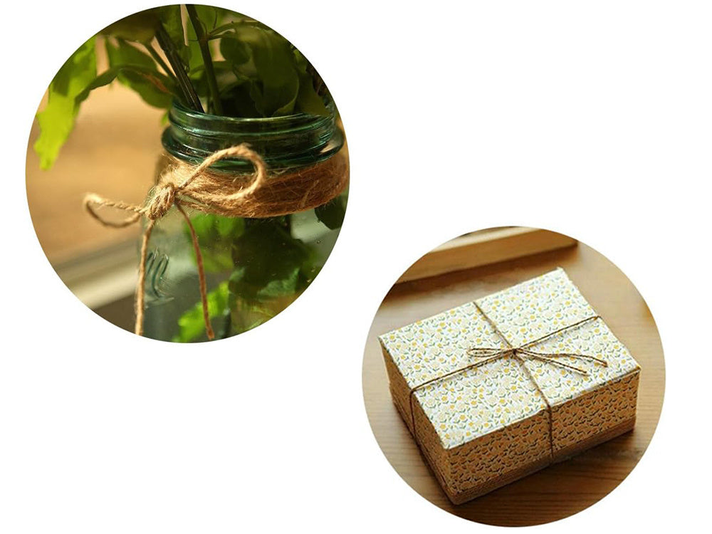 Džiuto virvė 30 m natūralios rudos spalvos džiuto