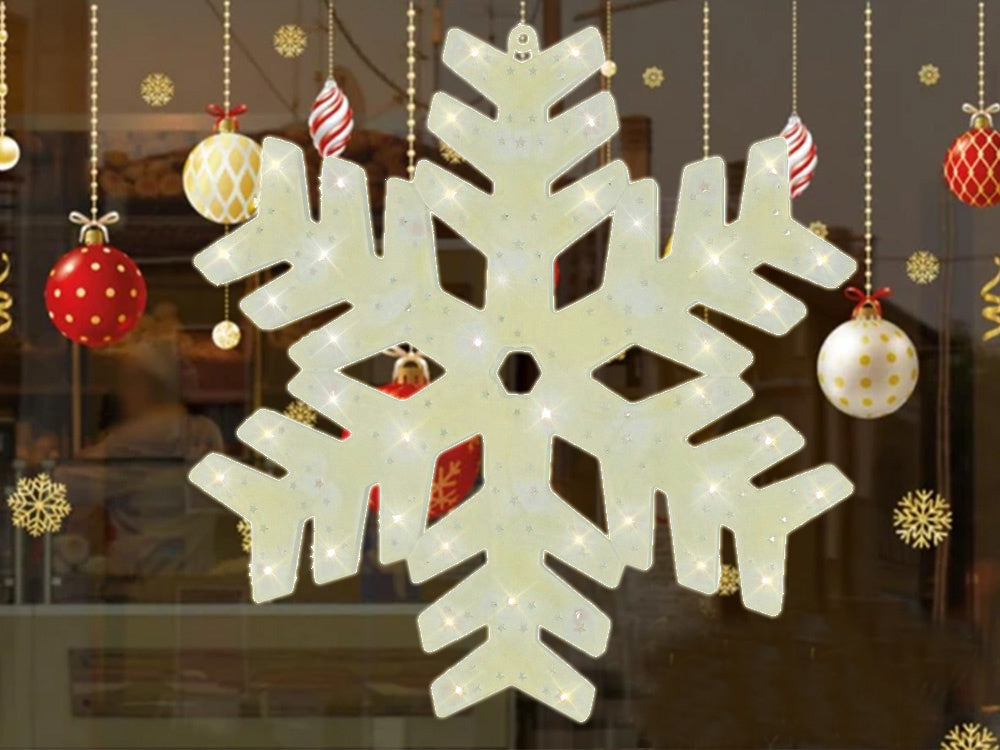 Led langų dekoracijos 40cm žvaigždės