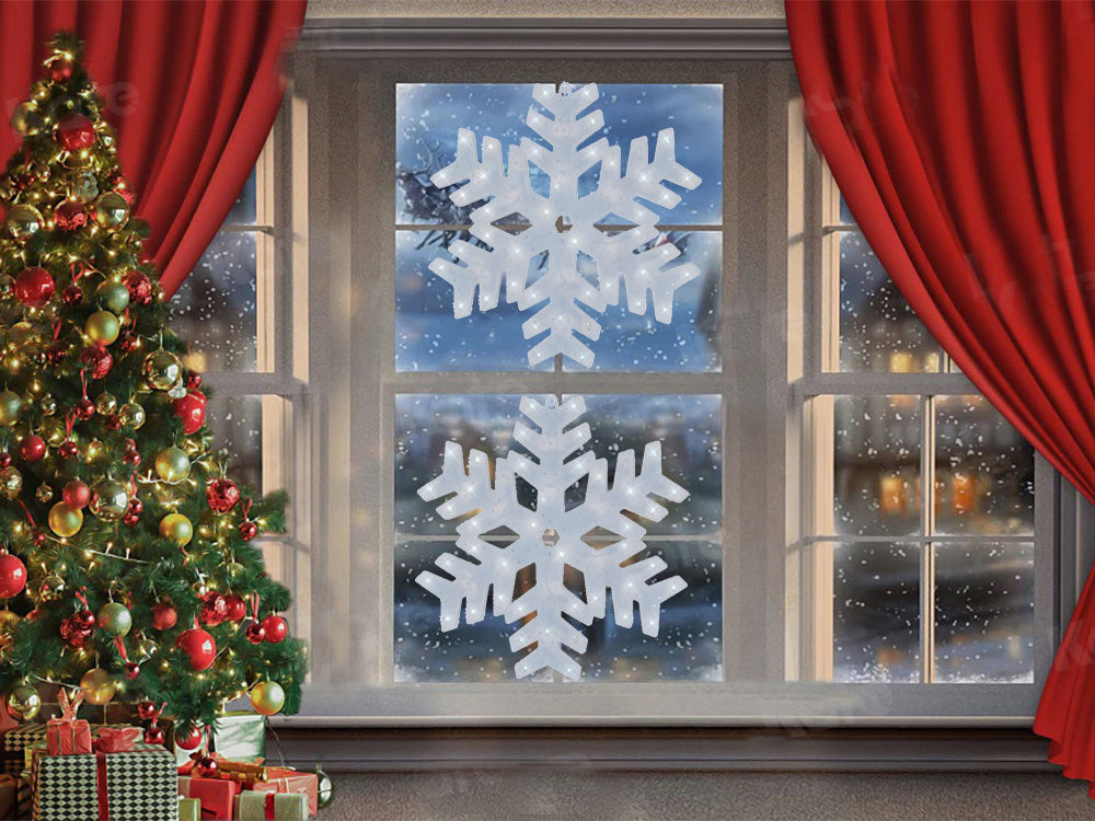 Led langų dekoracijos 40cm žvaigždės