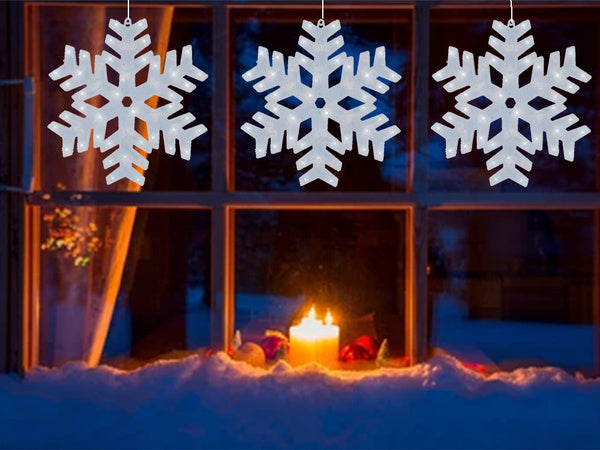 Led langų dekoracijos 40cm žvaigždės