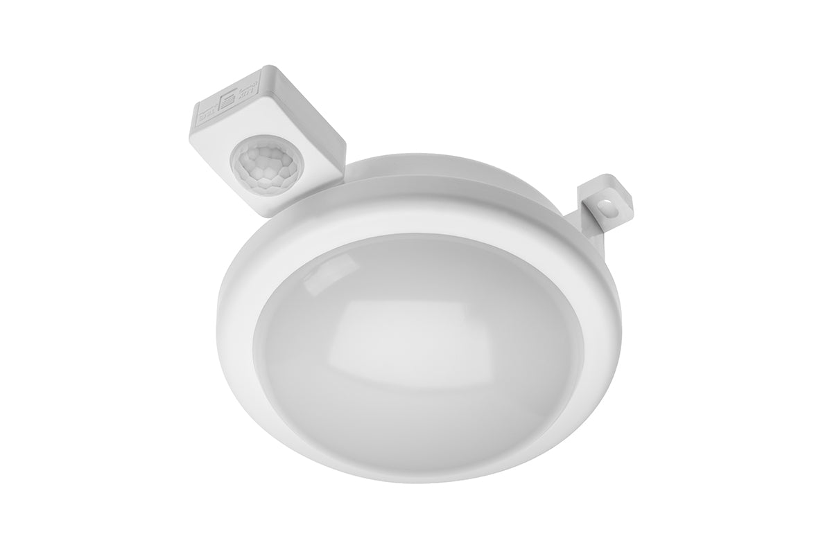 DELTA apvalus švietuvas su judesio davikliu GTV LD-DELOR6WC-NB (6W, 4000K, 400lm, IP54)