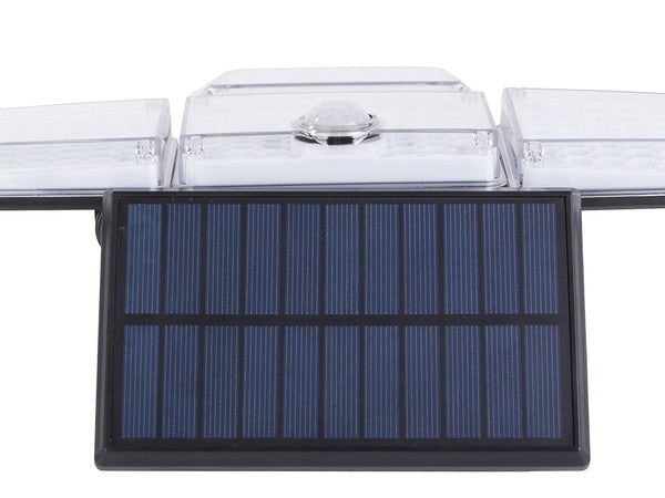 Saulės lempa 181 led su sutemų judesio jutikliu + nuotolinio valdymo sodo gatvės lempa