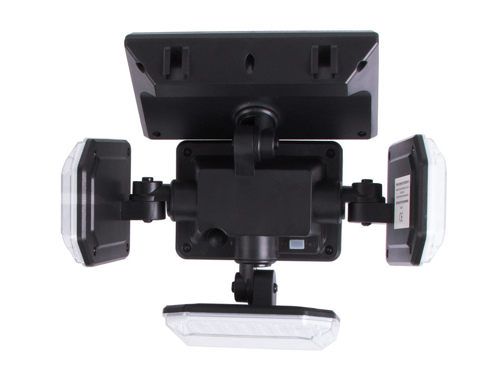 Saulės lempa 181 led su sutemų judesio jutikliu + nuotolinio valdymo sodo gatvės lempa