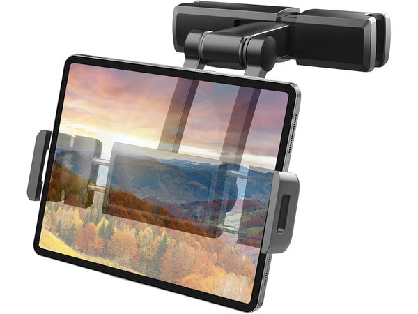 Automobilio laikiklis planšetiniam telefonui universalus reguliuojamas galvos atlošas