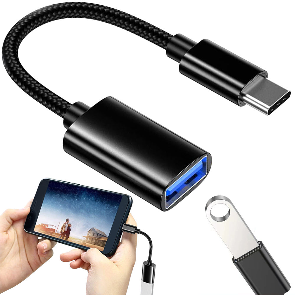 Adapteris usb-c į usb-a 3.0 otg solid į telefoną solid