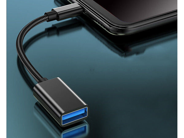 Adapteris usb-c į usb-a 3.0 otg solid į telefoną solid