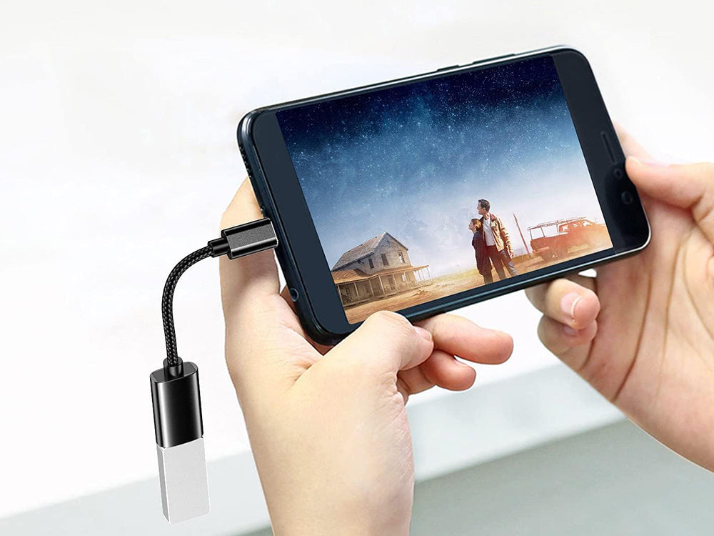 Adapteris usb-c į usb-a 3.0 otg solid į telefoną solid