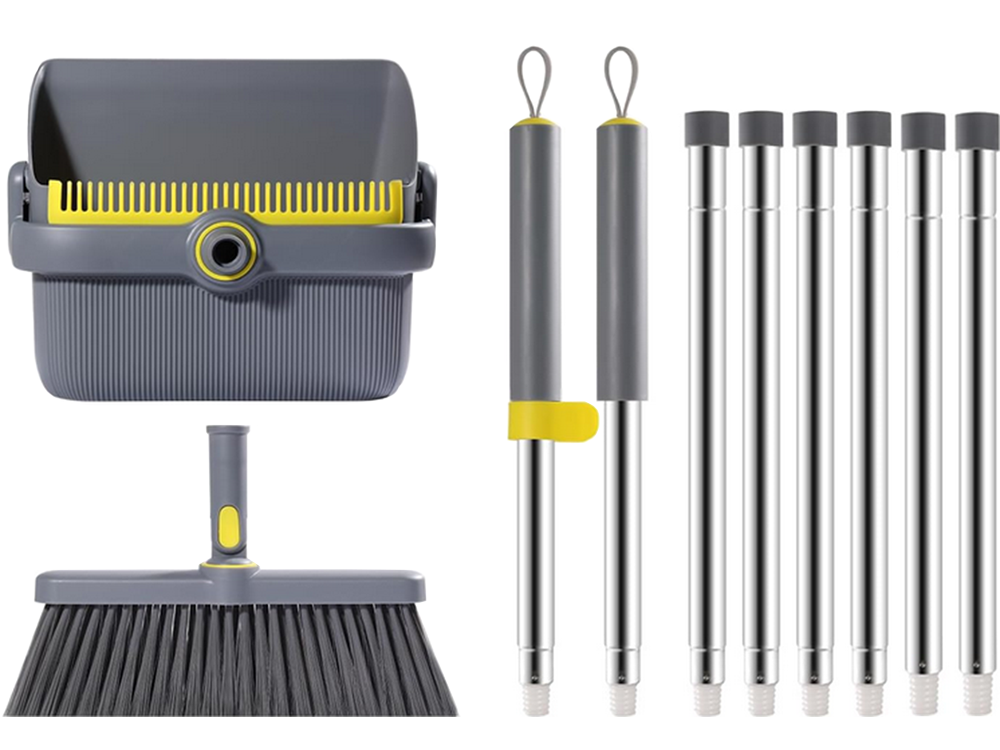 Tinginio žmogaus šlavimo rinkinys "swifter" šepetys mopas valiklis valytuvas dulkių semtuvėlis 2in1
