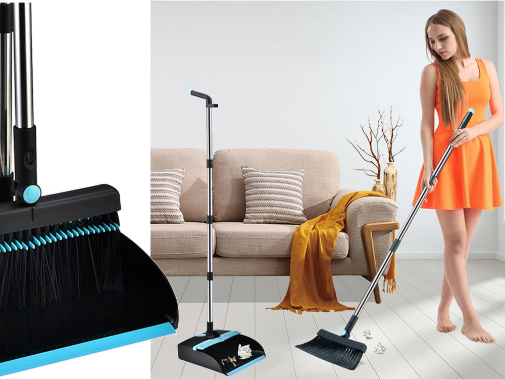 Šlavimo rinkinys šlavimo šepetys dulkių semtuvėlis lazdelė valymo šepetys tinginys