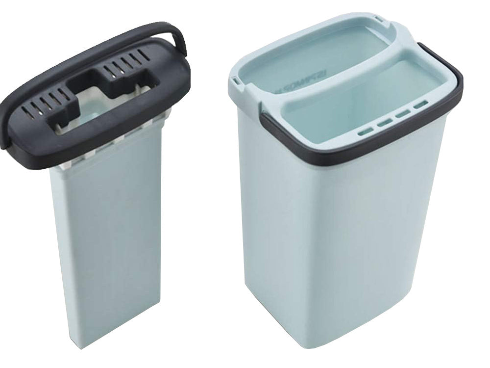 Plokščia šluostė su valytuvu dviejų kamerų grindų šluostė 3x pagalvėlės