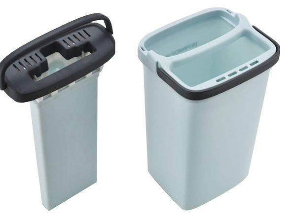 Plokščia šluostė su valytuvu dviejų kamerų grindų šluostė 3x pagalvėlės