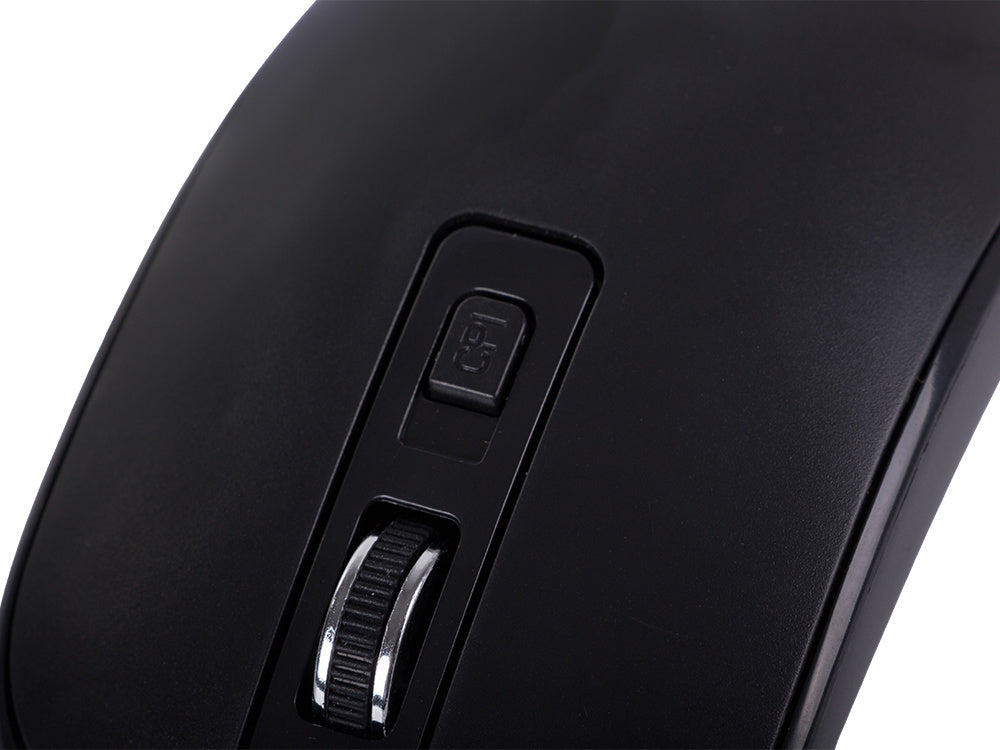 Klaviatūros ir pelės belaidės pelės rinkinys tylus skaitmeninis usb, Juoda, Szín, Fekete