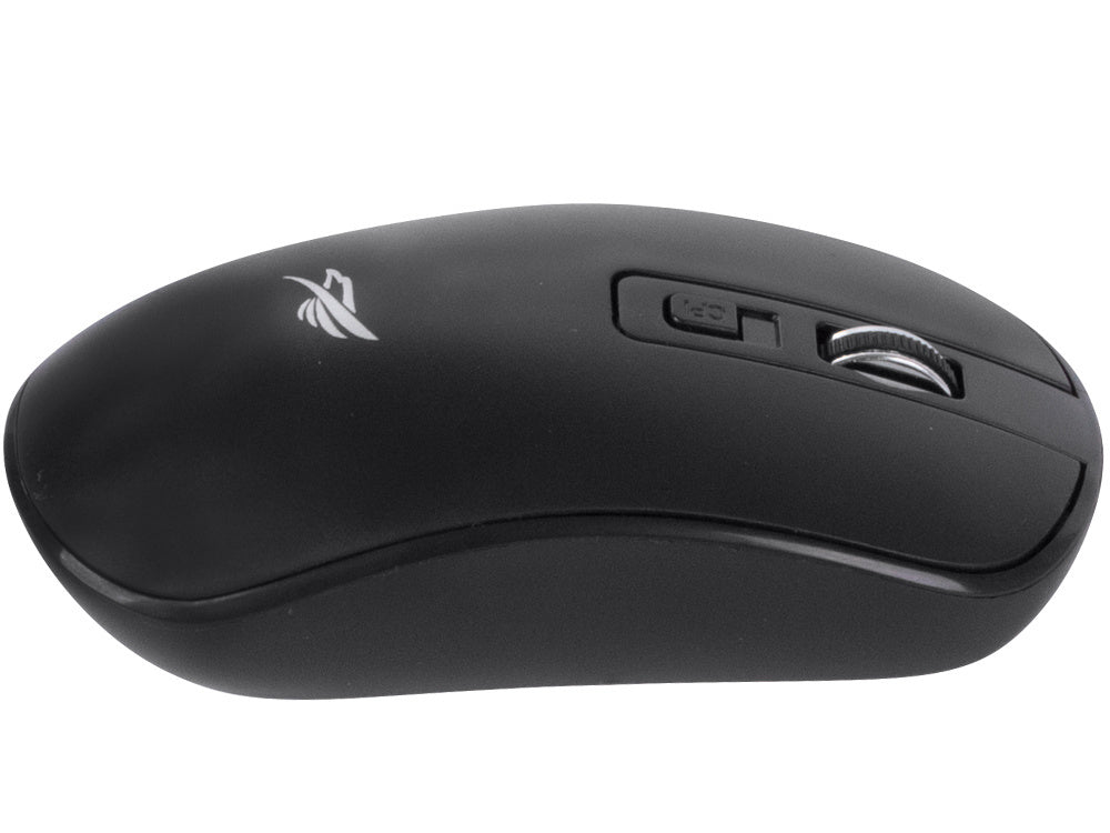 Klaviatūros ir pelės belaidės pelės rinkinys tylus skaitmeninis usb, Juoda, Szín, Fekete