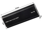 Kietojo disko adapterio dėžutė m.2 sata ngff usb 3.1 usb typ-c 2230-2280mm