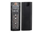 Kietojo disko adapterio dėžutė m.2 sata ngff usb 3.1 usb typ-c 2230-2280mm