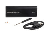 Kietojo disko adapterio dėžutė m.2 sata ngff usb 3.1 usb typ-c 2230-2280mm