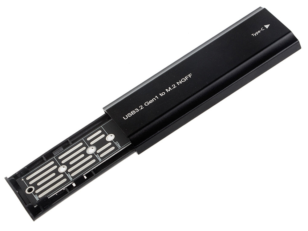 Kietojo disko adapterio dėžutė m.2 sata ngff usb 3.1 usb typ-c 2230-2280mm