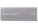 Kietojo disko adapterio dėžutė m.2 sata ngff usb 3.1 usb typ-c 2230-2280mm