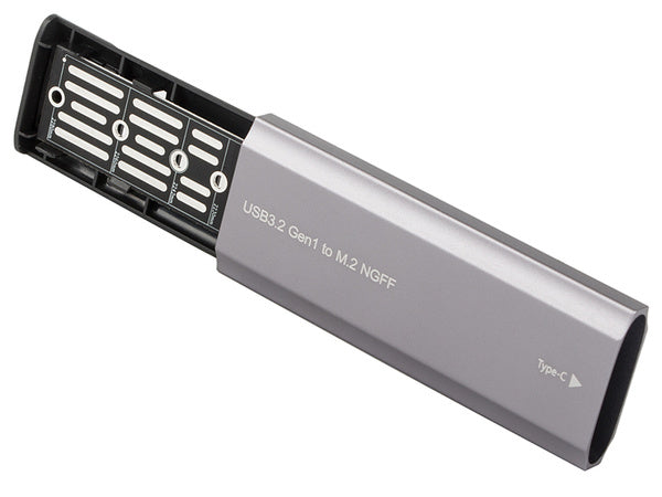 Kietojo disko adapterio dėžutė m.2 sata ngff usb 3.1 usb typ-c 2230-2280mm