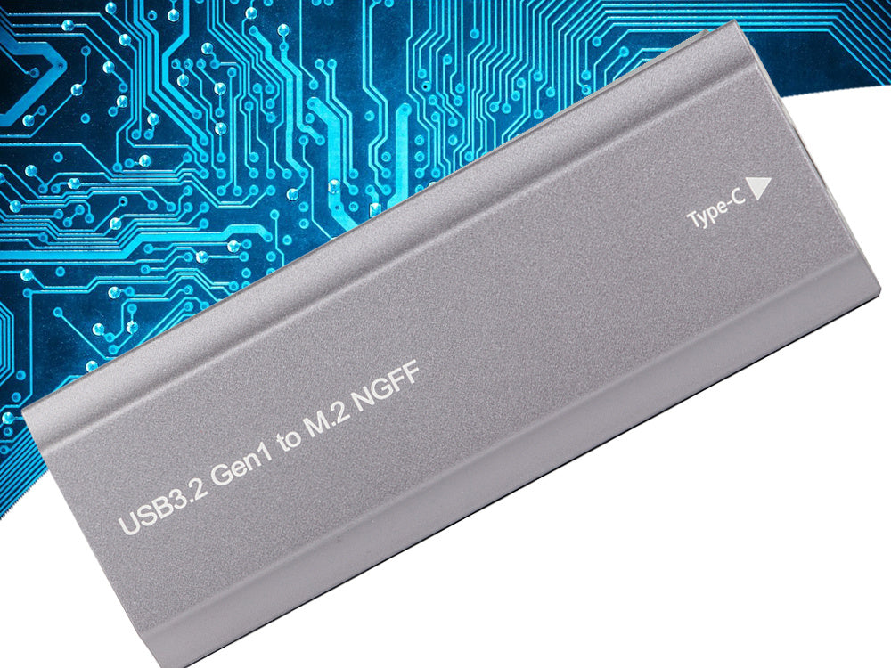 Kietojo disko adapterio dėžutė m.2 sata ngff usb 3.1 usb typ-c 2230-2280mm