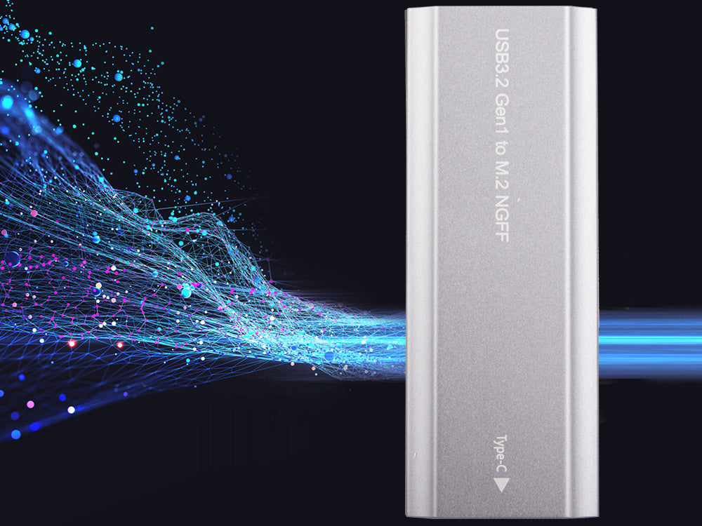 Kietojo disko adapterio dėžutė m.2 sata ngff usb 3.1 usb typ-c 2230-2280mm