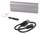 Kietojo disko adapterio dėžutė m.2 sata ngff usb 3.1 usb typ-c 2230-2280mm