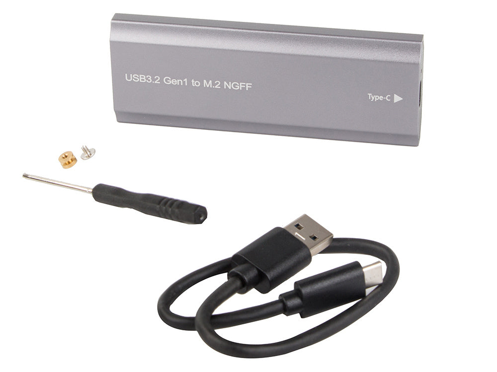 Kietojo disko adapterio dėžutė m.2 sata ngff usb 3.1 usb typ-c 2230-2280mm