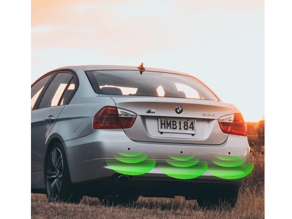 Galinių galinių parkavimo jutiklių rinkinys 4x jutiklių lcd display