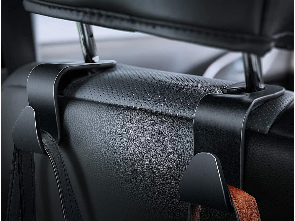 Kablys kablys sėdynės atlošo laikiklis, skirtas apsipirkti automobilyje