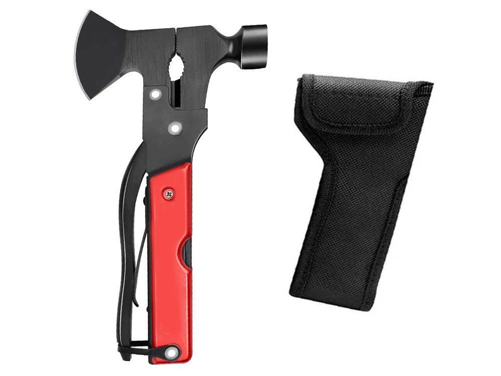 Multitool daugiafunkcinis įrankis 17in1 survival plaktukas-smulkintuvas kombainai
