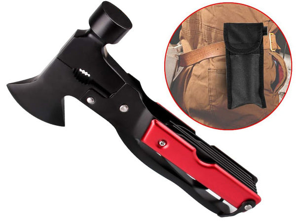 Multitool daugiafunkcinis įrankis 17in1 survival plaktukas-smulkintuvas kombainai