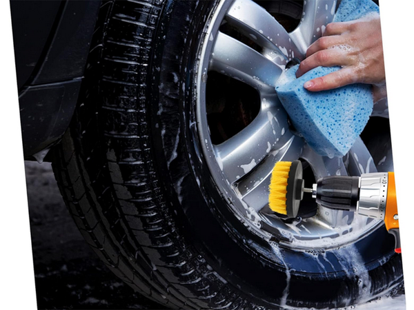 Poliravimo kempinėlių rinkinys gręžimo šepečiams, valymo pagalvėlės 23 el.