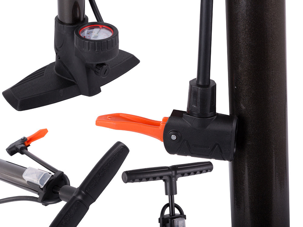 Grindų siurblys su manometru kojinis siurblys automobilinis siurblys dviračių siurblio patarimai