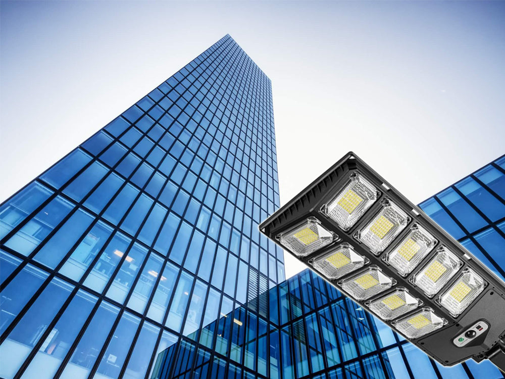 Saulės led lempos judesio jutiklis sutemus nuotolinio valdymo gatvės lempos naktinė šviesa