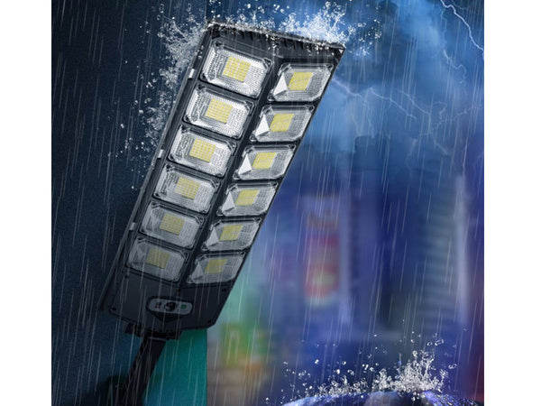 Saulės led lempos judesio jutiklis sutemus nuotolinio valdymo gatvės lempos naktinė šviesa