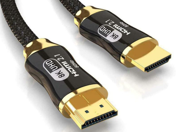 Hdmi 2.1 video kabelys ultra didelio greičio 8k 60hz 4k 120hz hq gold 1,5 m