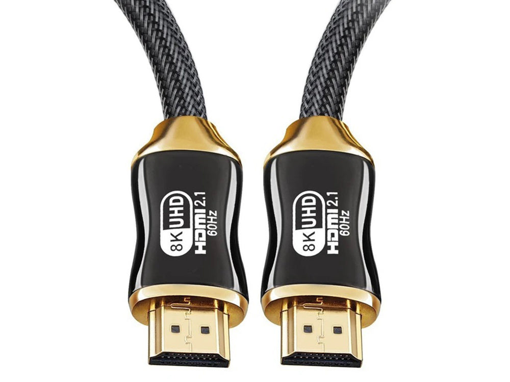Hdmi 2.1 video kabelys ultra didelio greičio 8k 60hz 4k 120hz hq gold 3 m