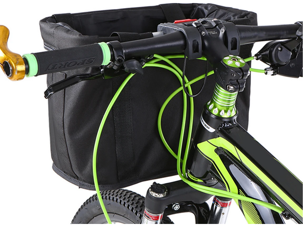 Didelis dviračių krepšys metalinis dviračių krepšys paspauskite ant vairo erdvus