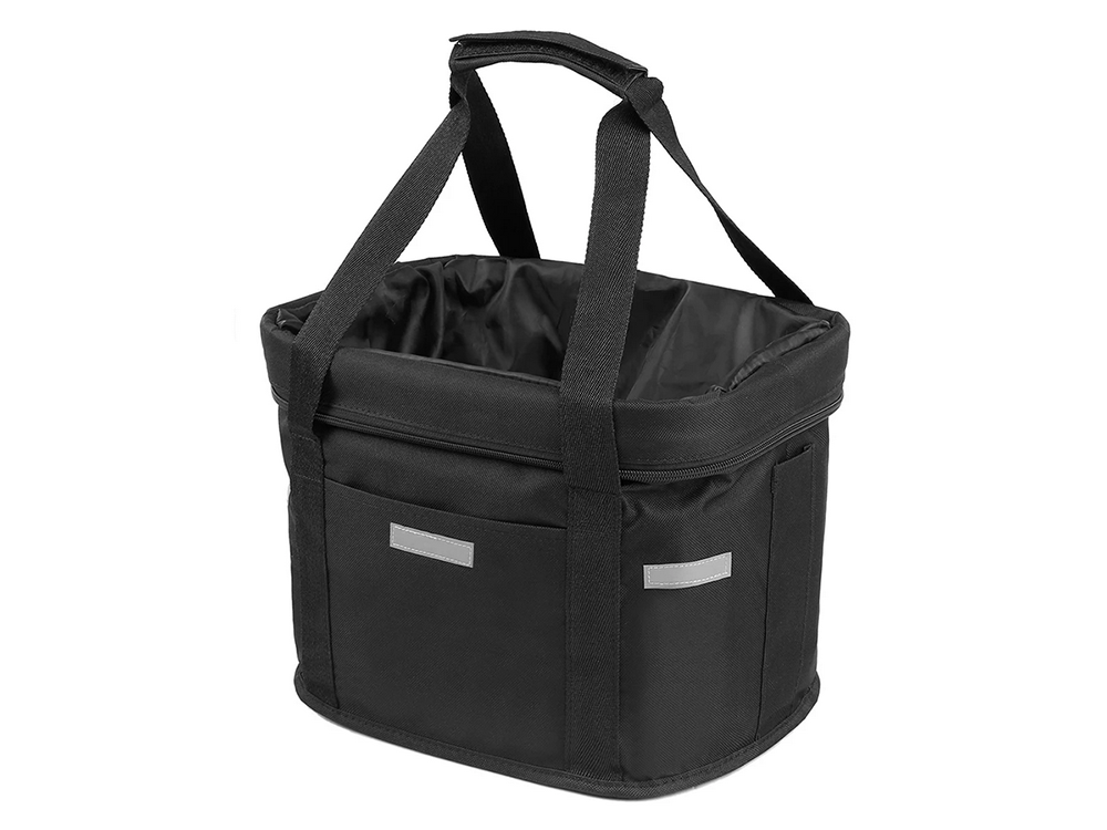 Didelis dviračių krepšys metalinis dviračių krepšys paspauskite ant vairo erdvus