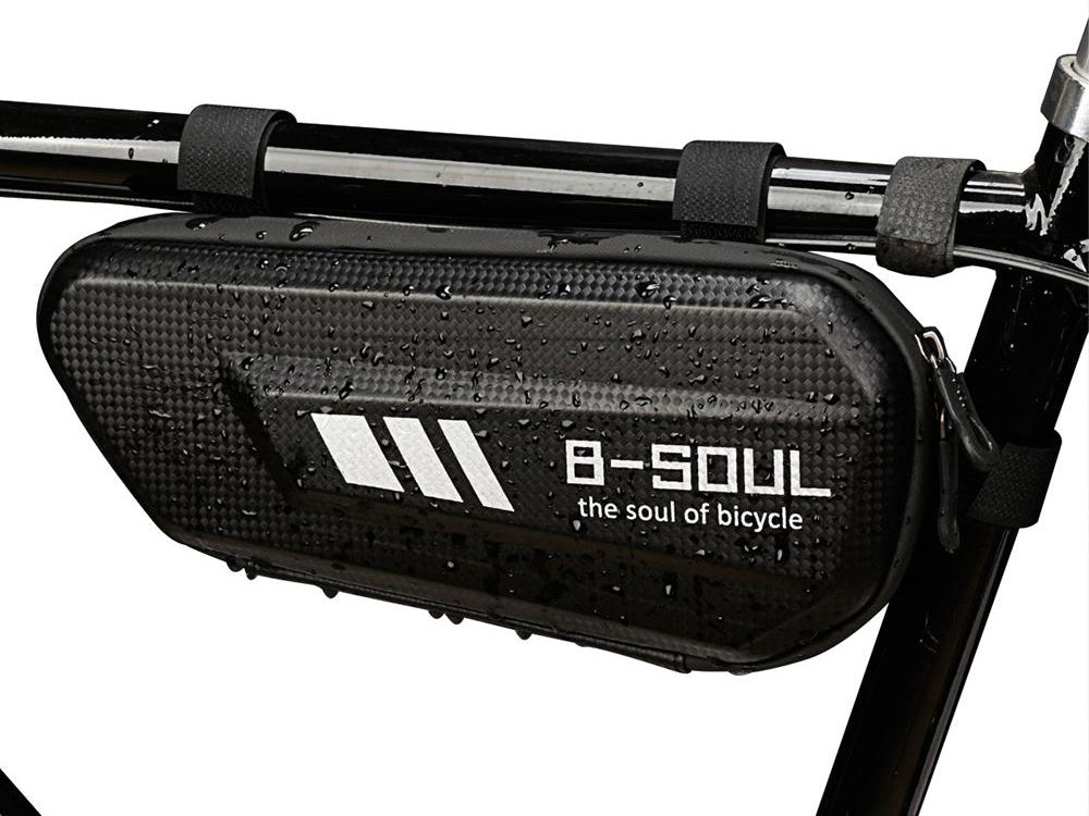 Po rėmo pannier krepšys vandeniui atsparus stiprus standus dviračių krepšys