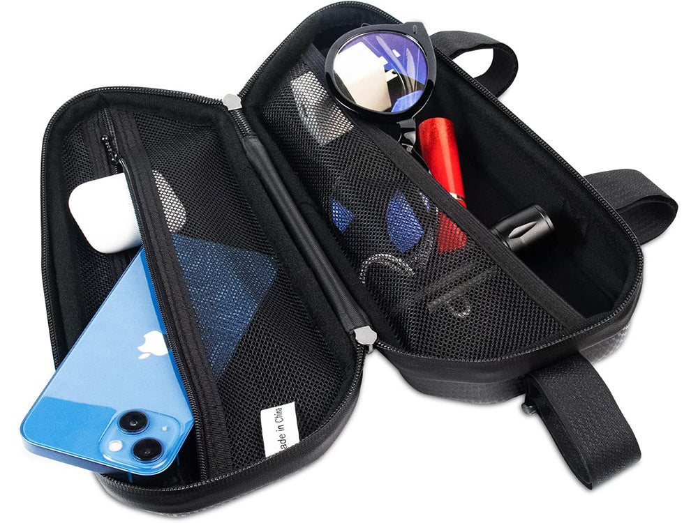 Po rėmo pannier krepšys vandeniui atsparus stiprus standus dviračių krepšys