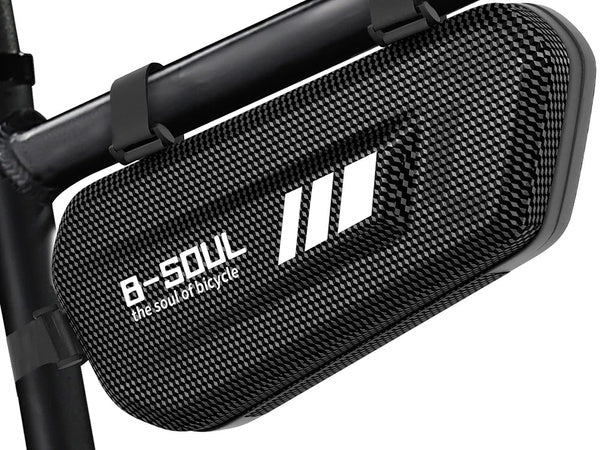 Po rėmo pannier krepšys vandeniui atsparus stiprus standus dviračių krepšys