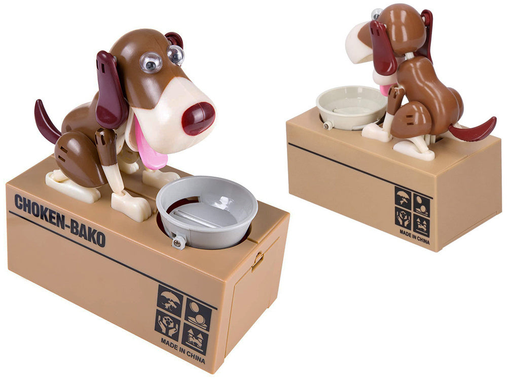 Kiaulių taupyklė šuo valgo monetas interaktyvus automatas seifas didelis