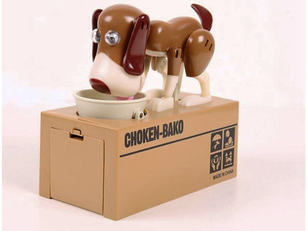 Kiaulių taupyklė šuo valgo monetas interaktyvus automatas seifas didelis